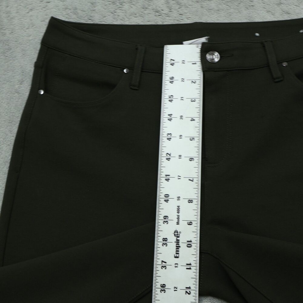 Chico's Pants Women's  Size 1R US-8 Green High-Rise Skinny 30" Inseam Stretch - Picture 8 of 16